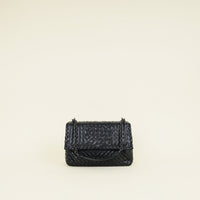 Bottega Veneta Black Intrecciato Olimpia Stitches Shoulder Bag