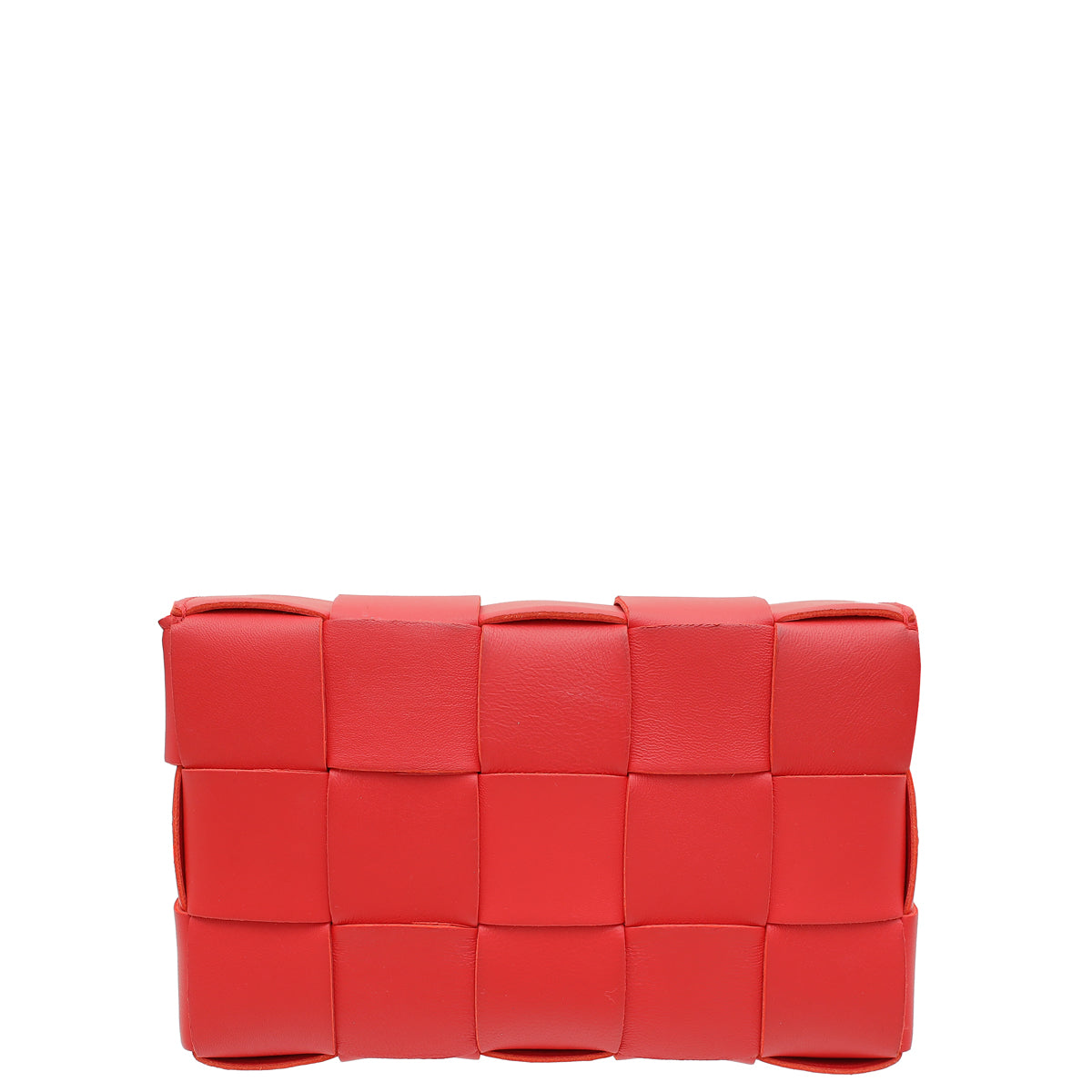 Bottega Veneta Red Cassette Small Crossbody Bag