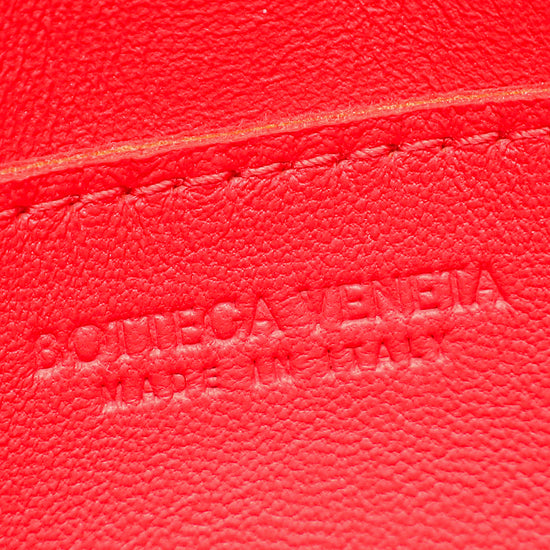 Bottega Veneta Red Cassette Small Crossbody Bag