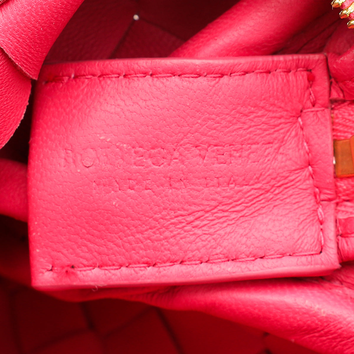 Bottega Veneta Lollipop Intrecciato Craque Metallic Nappa Loop