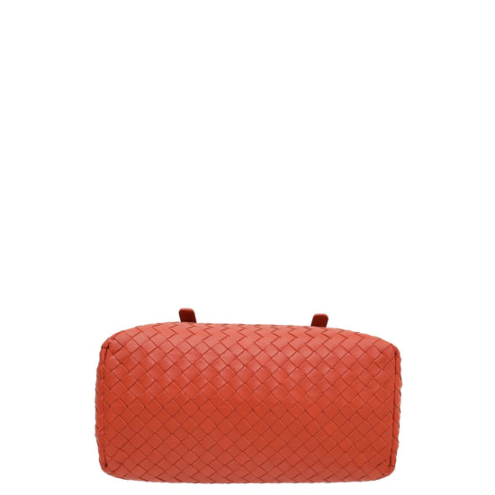 Bottega Veneta Coral Intrecciato Nappa Roma Mini Bag