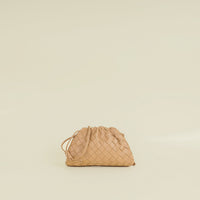 Bottega Veneta Almond Intrecciato Mini Pouch