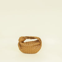 Bottega Veneta Almond Intrecciato Nappa Jodie Mini Bag