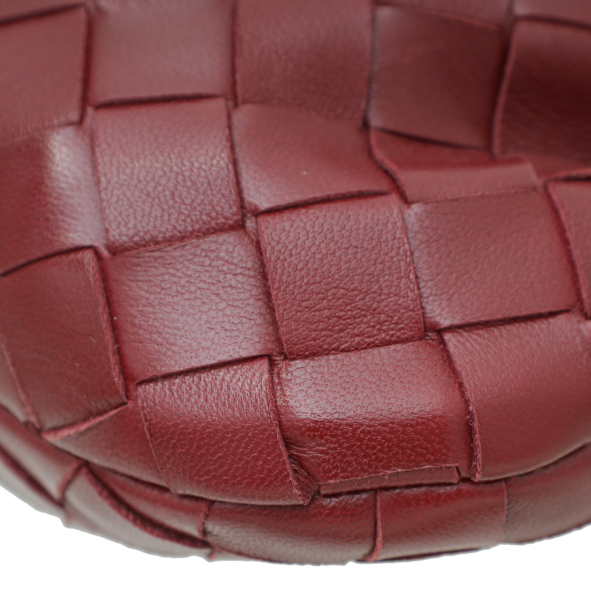 Bottega Veneta Burgundy Intrecciato Nappa Jodie Mini Bag