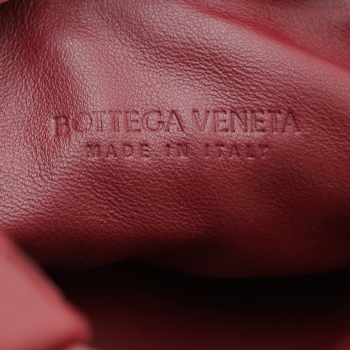 Bottega Veneta Burgundy Intrecciato Nappa Jodie Mini Bag