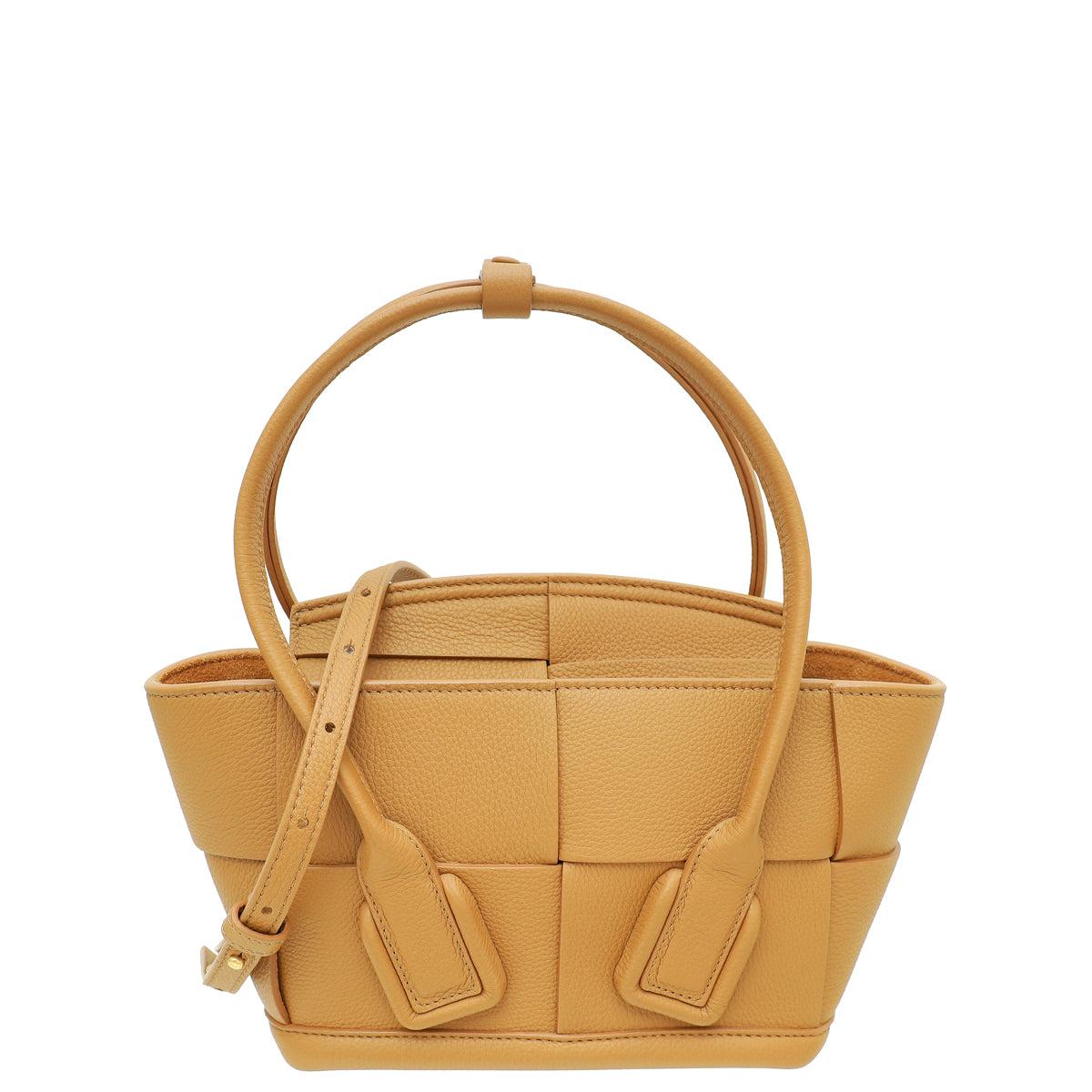 Bottega Veneta Brown Mini Arco Tote Bag-Bottega Veneta-THE CLOSET