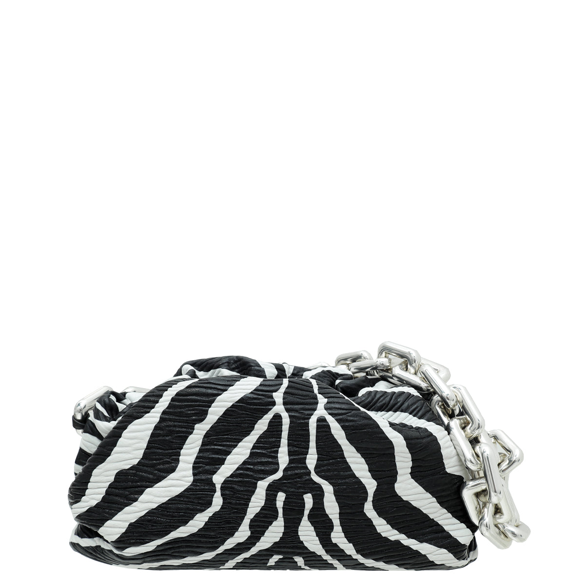 Bottega Veneta Bicolor Zebra The Chain Pouch-Bottega Veneta-THE CLOSET