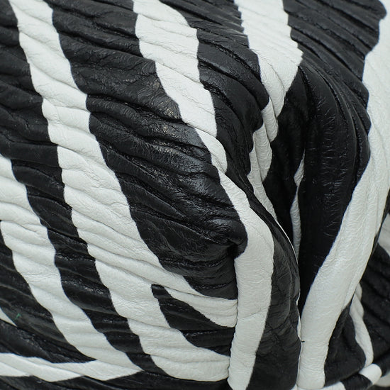 Bottega Veneta Bicolor Zebra The Chain Pouch