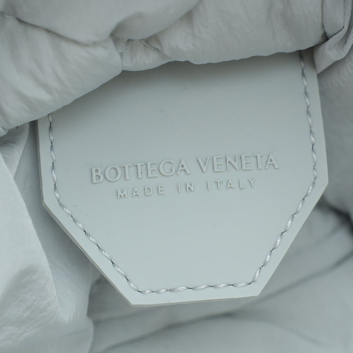 Bottega Veneta Light Grey Padded Tech Cassette Bag for Men