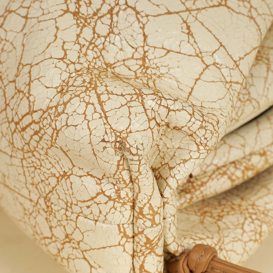 Bottega Veneta Zabaione Crackled The Mini Pouch