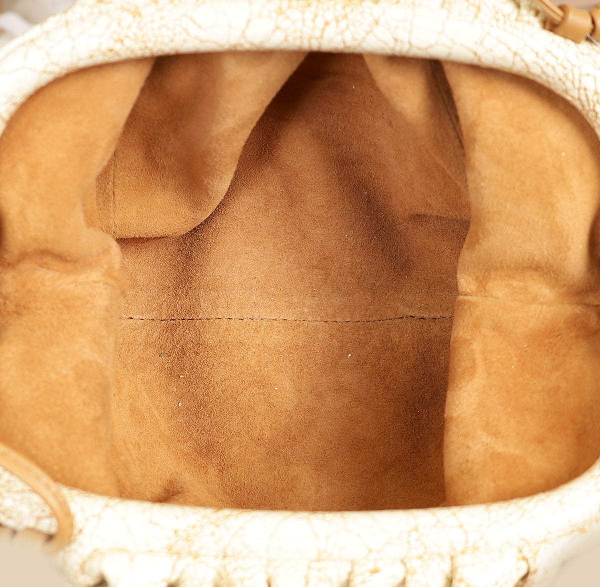 Bottega Veneta Zabaione Crackled The Mini Pouch