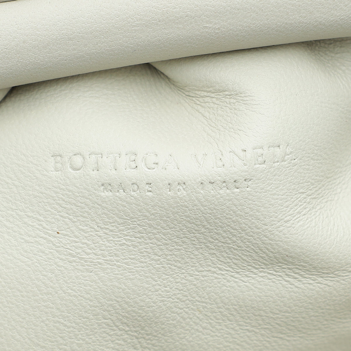 Bottega Veneta Cream Intrecciato Nappa Mini Pouch Bag