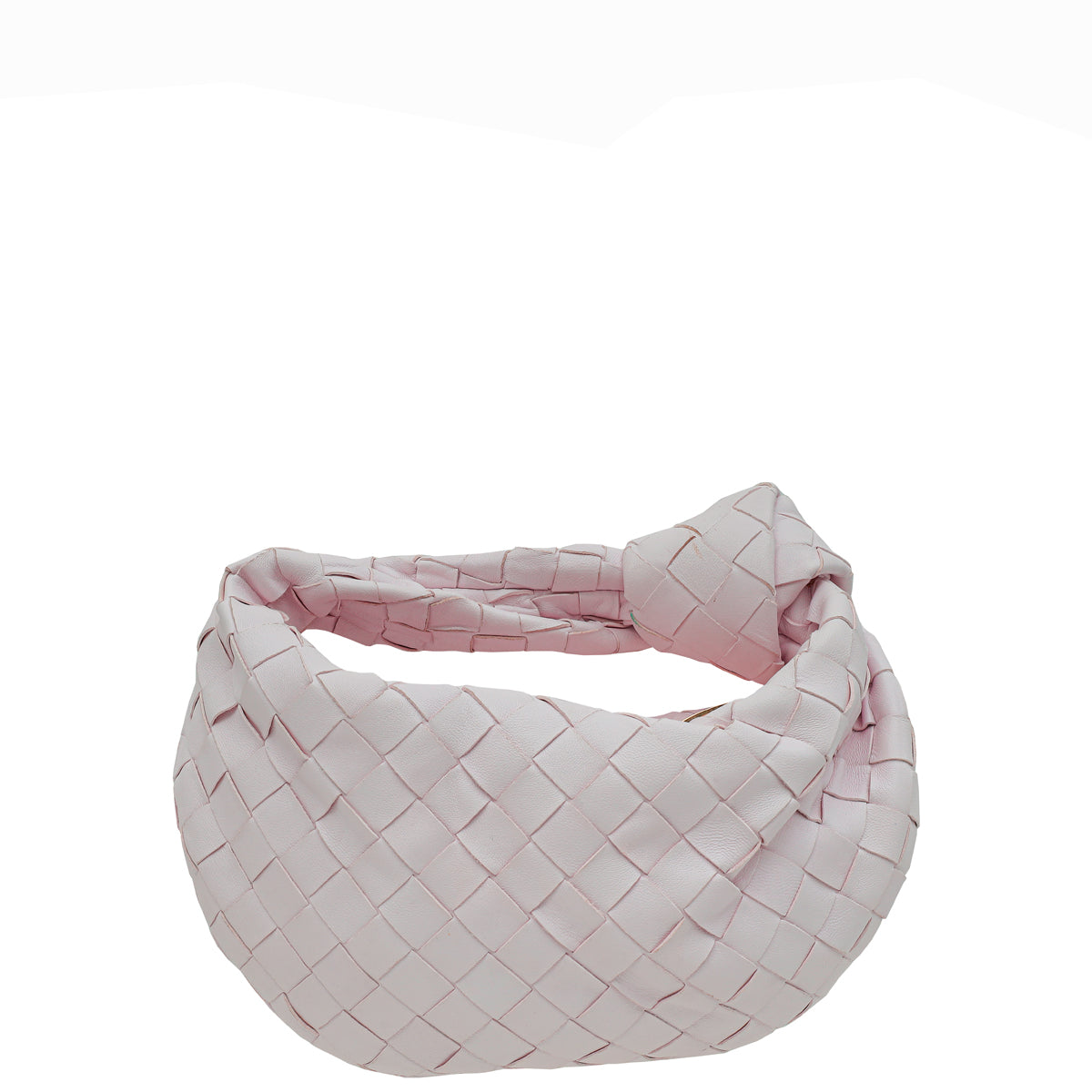 Bottega Veneta Light Pink Intrecciato Nappa Mini Jodie Bag