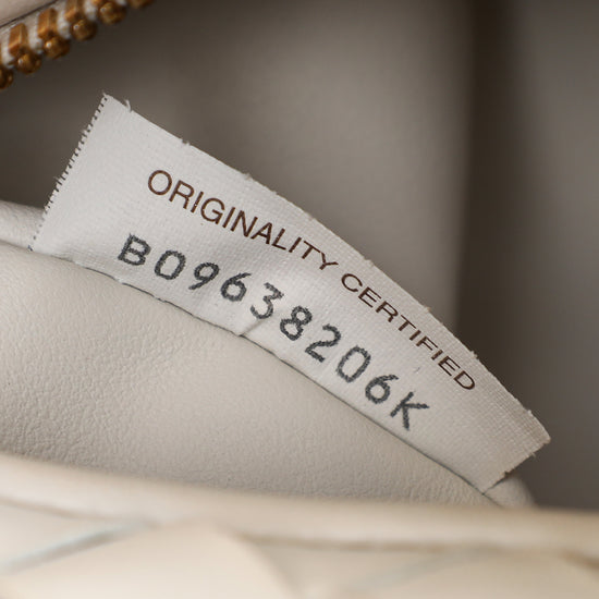 Bottega Veneta White Intrecciato Mini Jodie Bag-Bottega Veneta-THE CLOSET