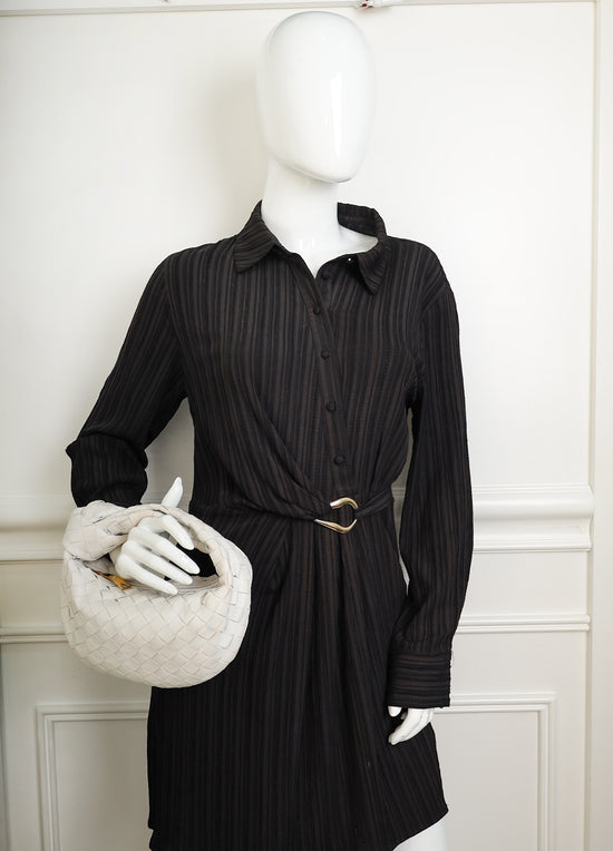 Bottega Veneta White Intrecciato Mini Jodie Bag-Bottega Veneta-THE CLOSET