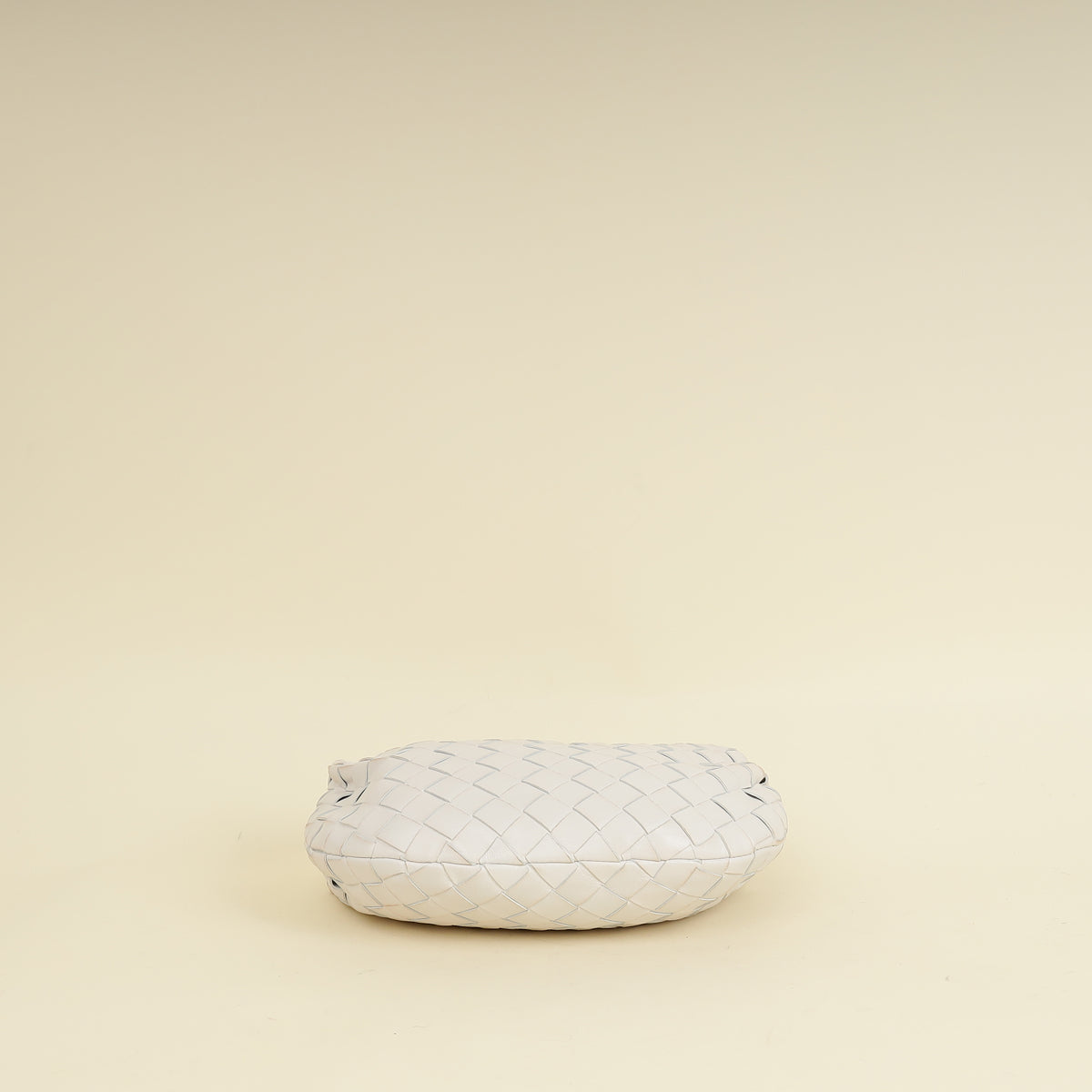 Bottega Veneta White Intrecciato Mini Jodie Bag-Bottega Veneta-THE CLOSET