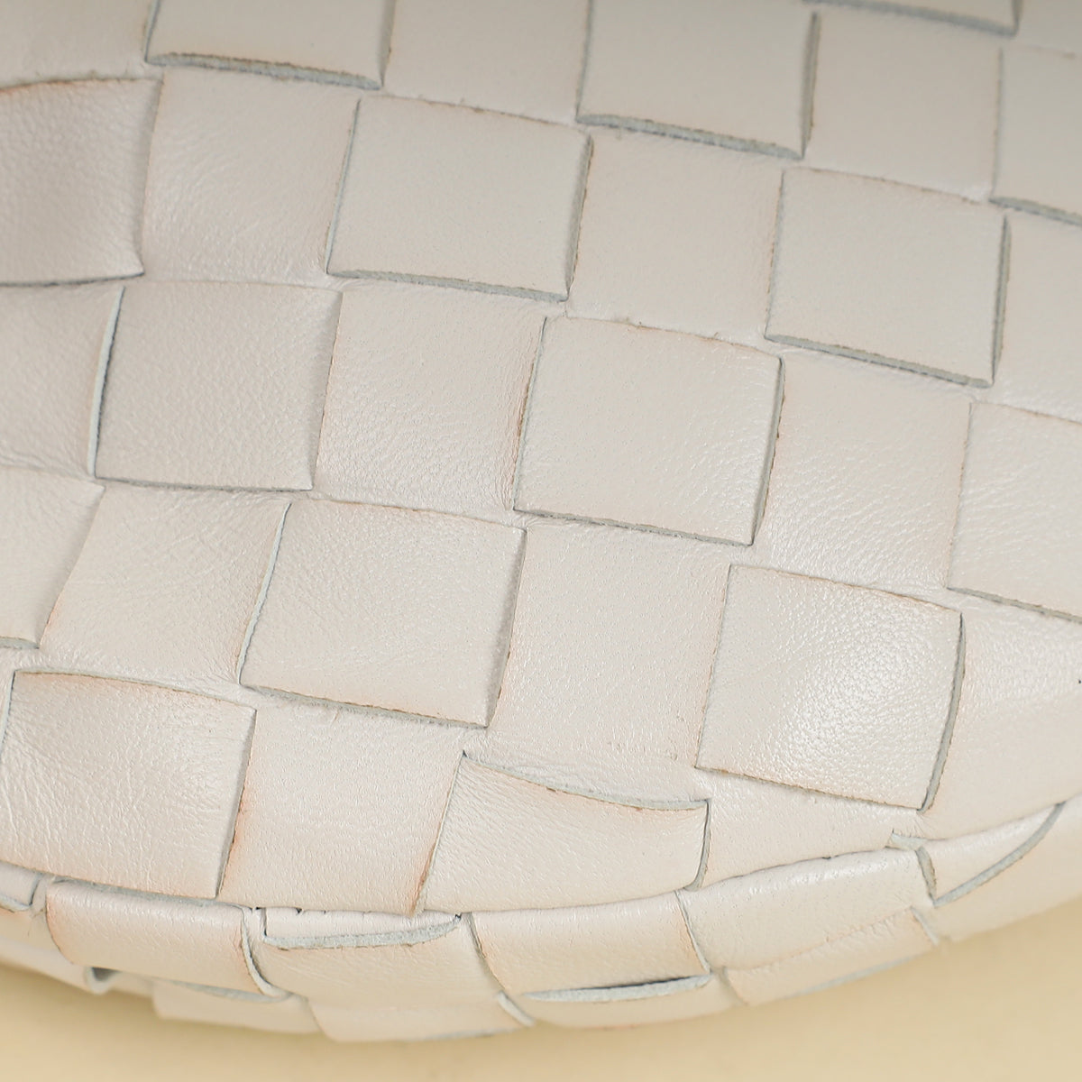 Bottega Veneta White Intrecciato Mini Jodie Bag-Bottega Veneta-THE CLOSET