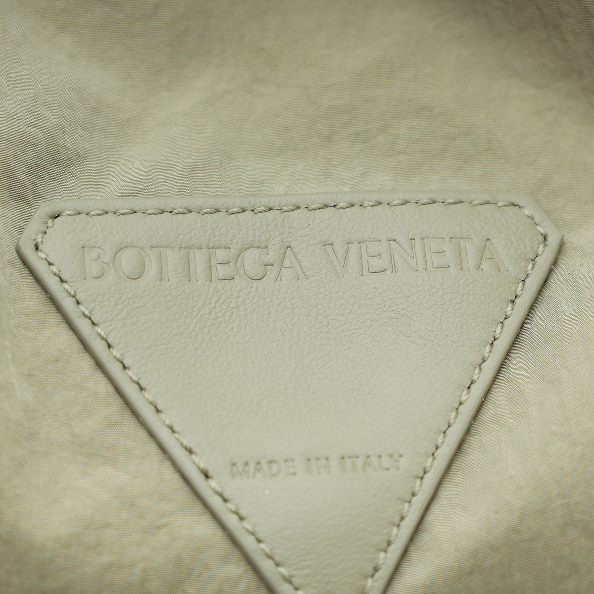 Bottega Veneta Light Olive The Point Triangle Basket Bag