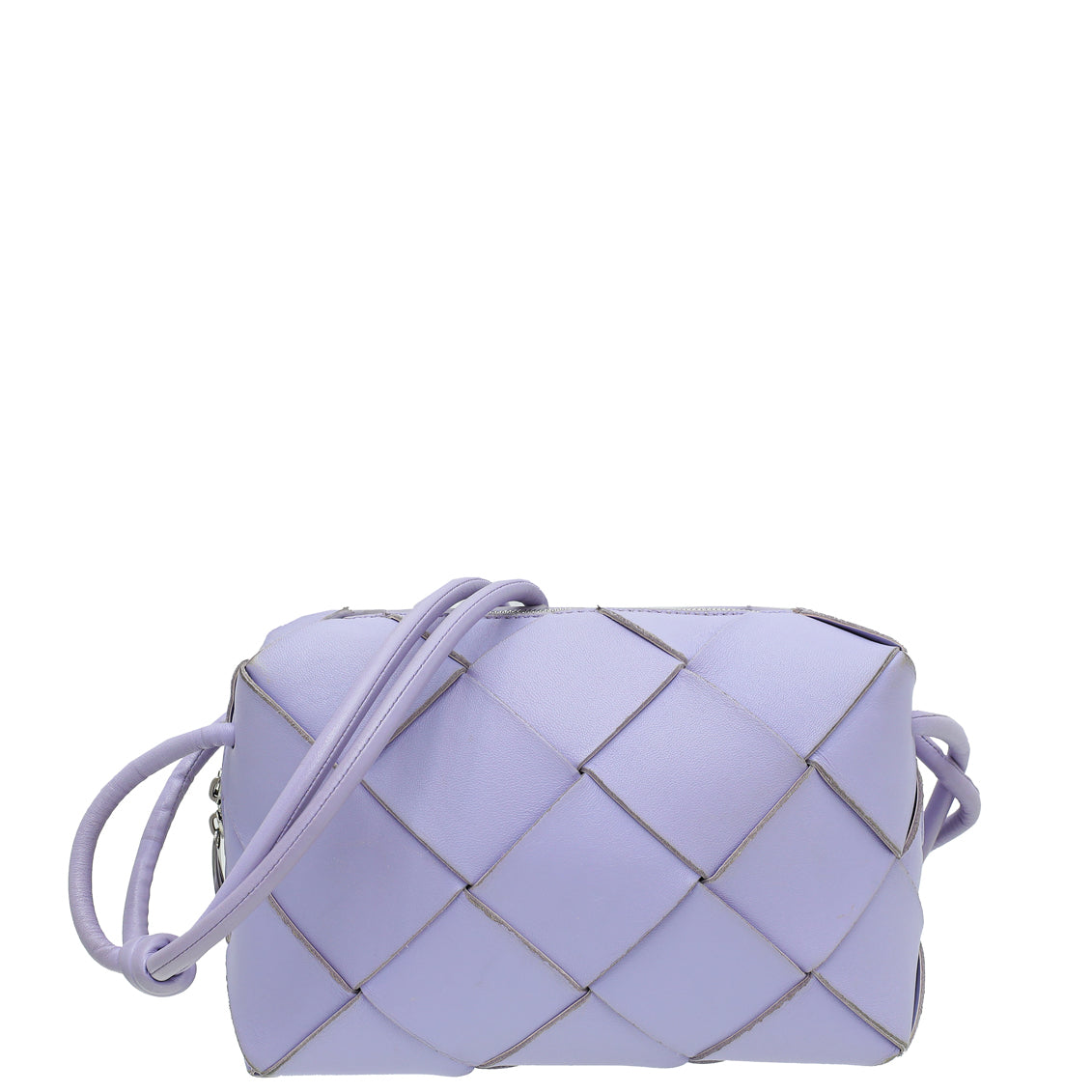 Bottega Veneta Lilac Intrecciato Nappa Cassette Camera Small Bag-Bottega Veneta-THE CLOSET