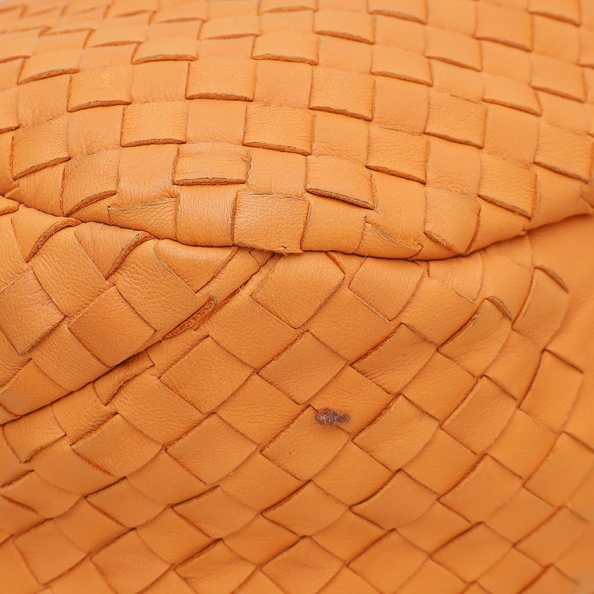 Bottega Veneta Brownish Orange Intrecciato Nappa Hobo Large Bag