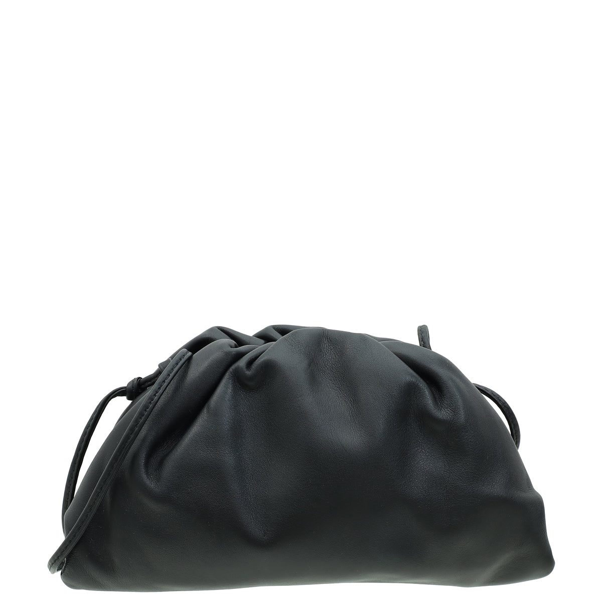 Bottega Veneta Black Nappa Mini Pouch Bag-Bottega Veneta-THE CLOSET