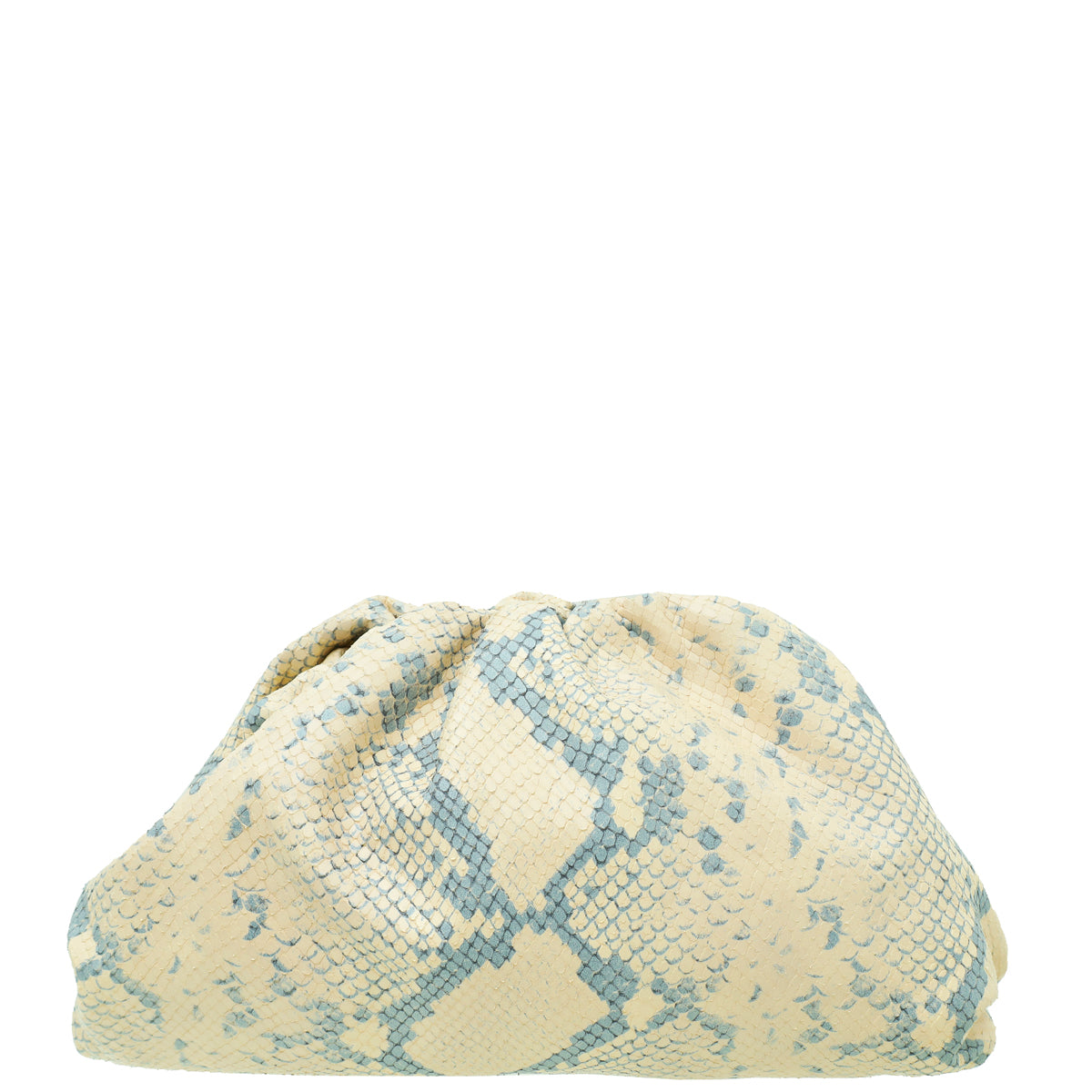 Bottega Veneta Bicolor The Python Small Pouch Clutch-Bottega Veneta-THE CLOSET