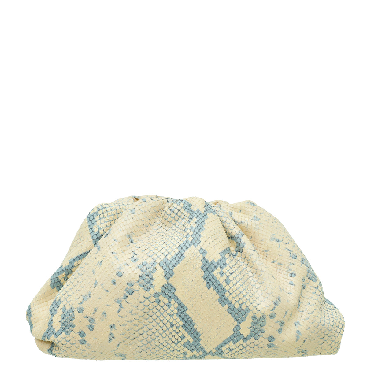 Bottega Veneta Bicolor The Python Small Pouch Clutch-Bottega Veneta-THE CLOSET