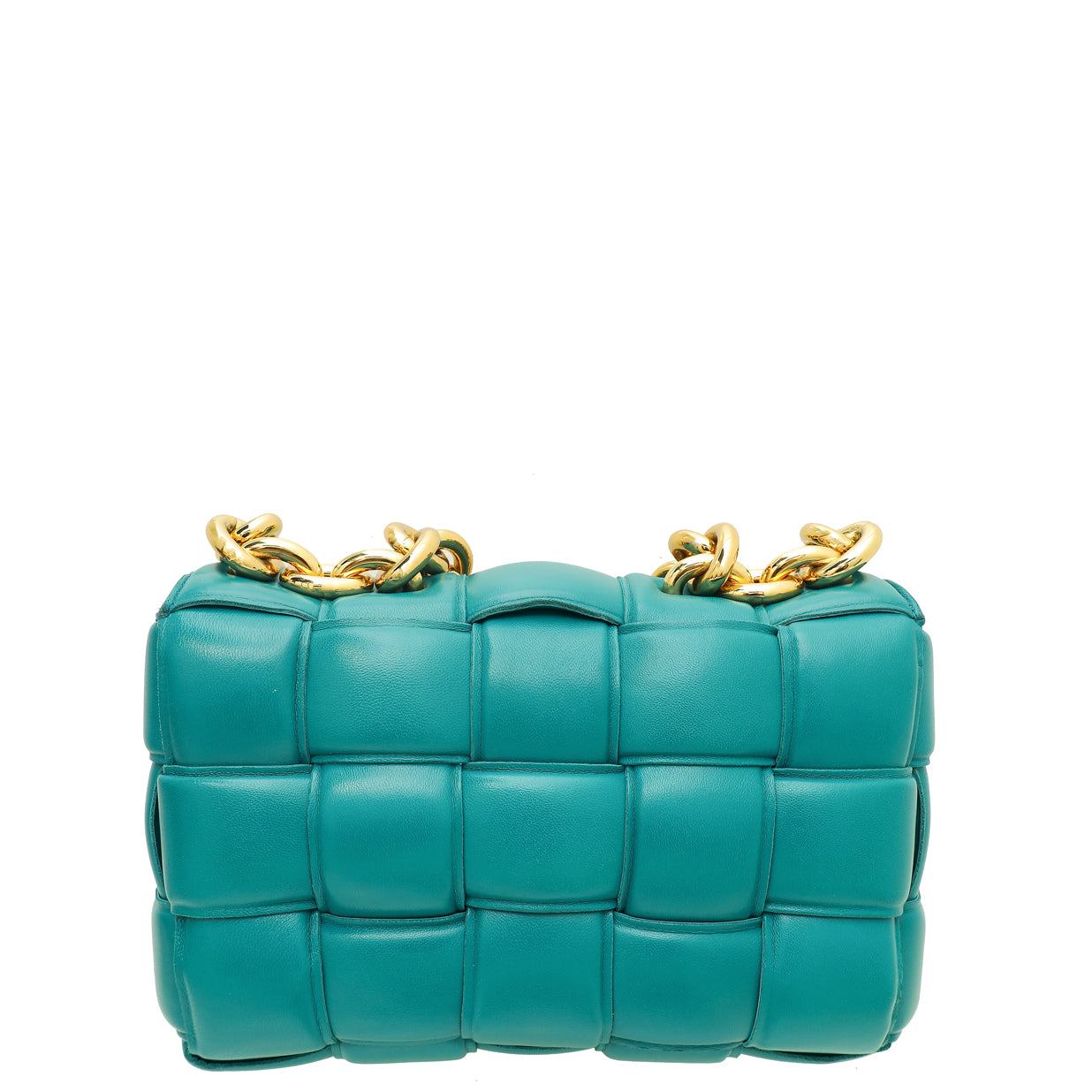 Bottega Veneta Teal Cassette Flap Bag-Bottega Veneta-THE CLOSET