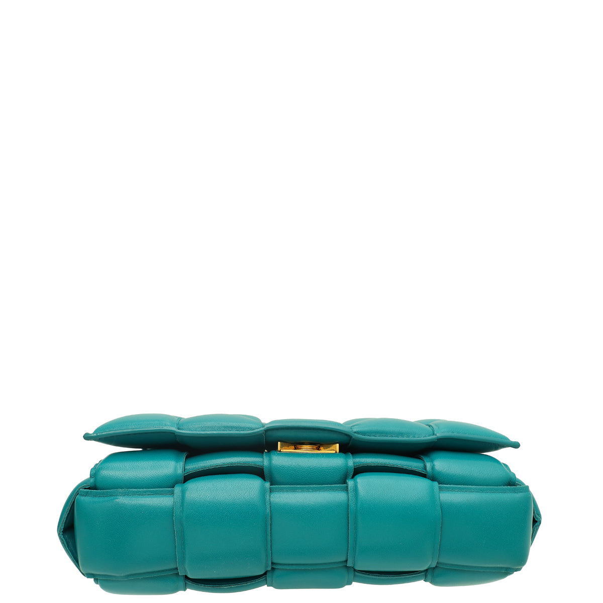 Bottega Veneta Teal Cassette Flap Bag