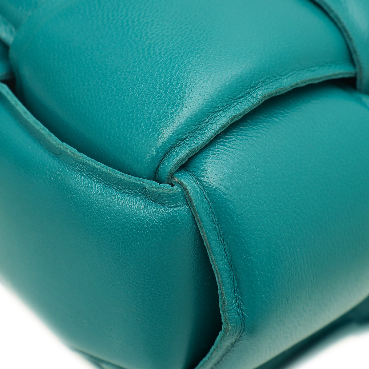 Bottega Veneta Teal Cassette Flap Bag