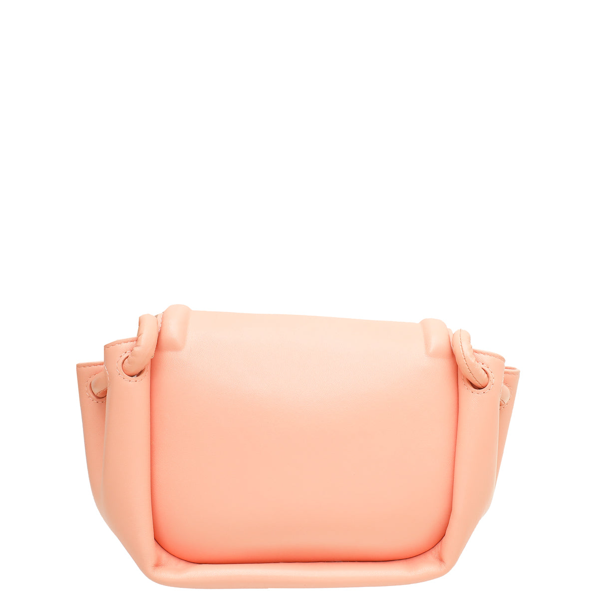 Bottega Veneta Peach Beak Triangle Small Shoulder Bag-Bottega Veneta-THE CLOSET