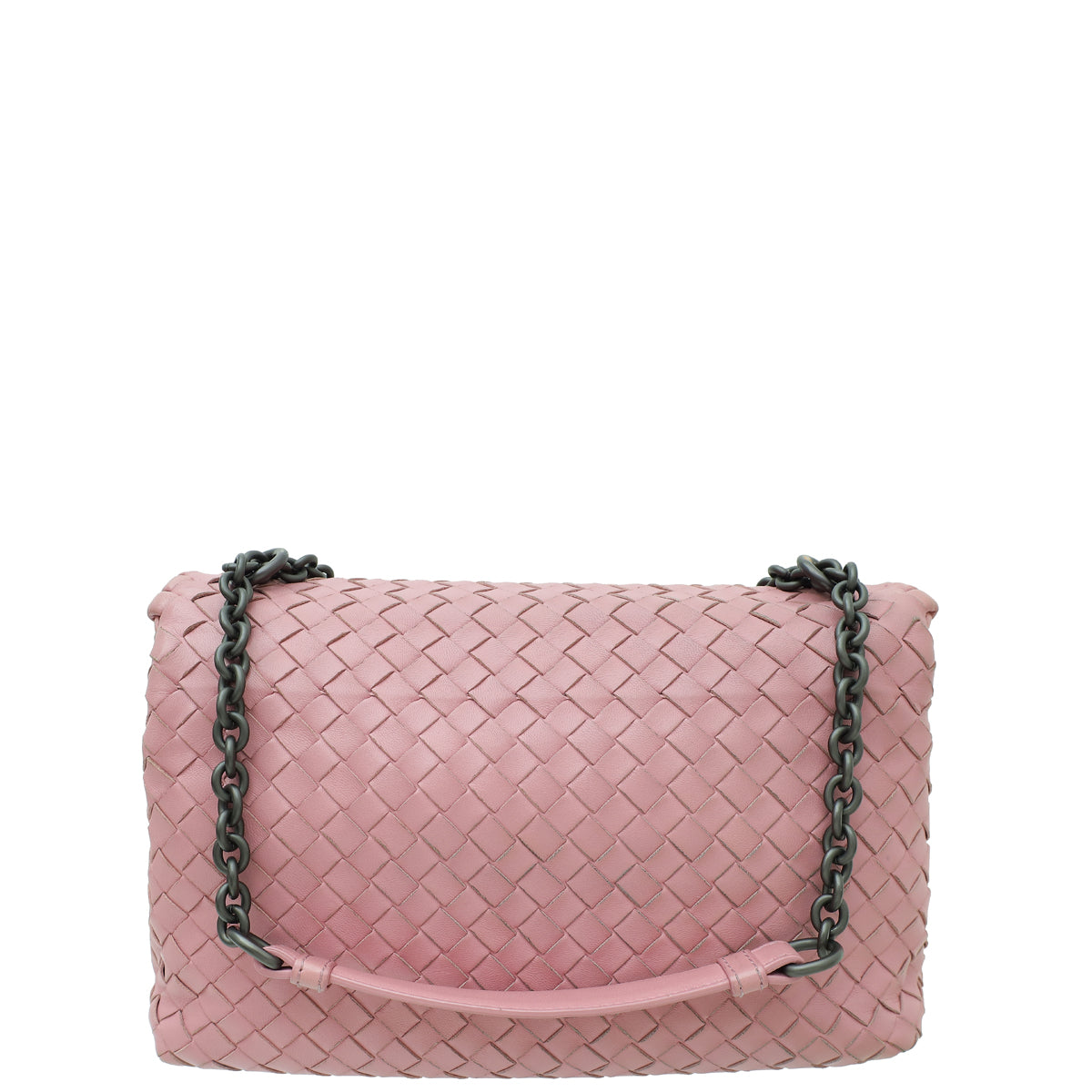 Bottega Veneta Mauve Intrecciato Nappa Olimpia Small Shoulder Bag-Bottega Veneta-THE CLOSET