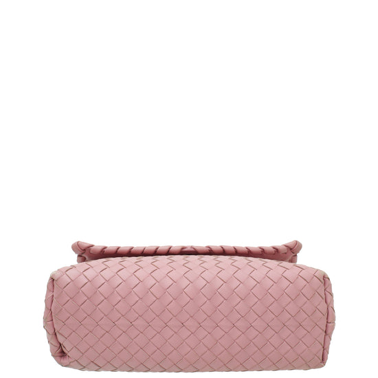 Bottega Veneta Mauve Intrecciato Nappa Olimpia Small Shoulder Bag