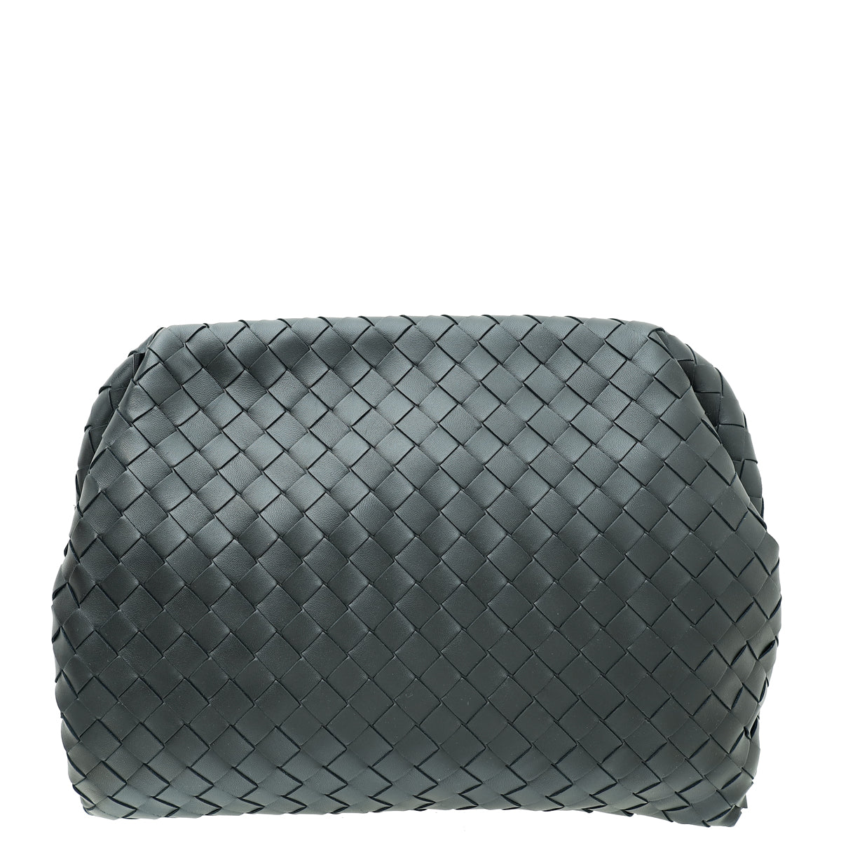 Bottega Veneta Black Intrecciato Clutch-Bottega Veneta-THE CLOSET