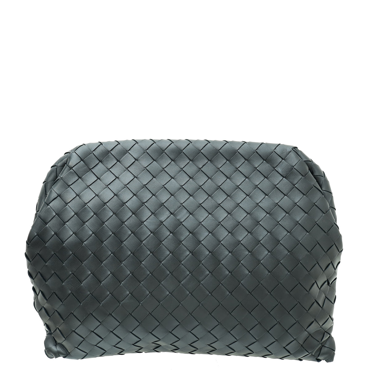 Bottega Veneta Black Intrecciato Clutch-Bottega Veneta-THE CLOSET