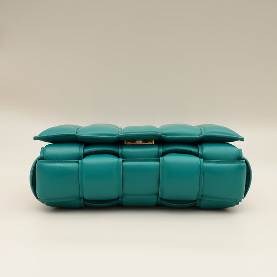 Bottega Veneta Teal Padded Cassette Bag-Bottega Veneta-THE CLOSET