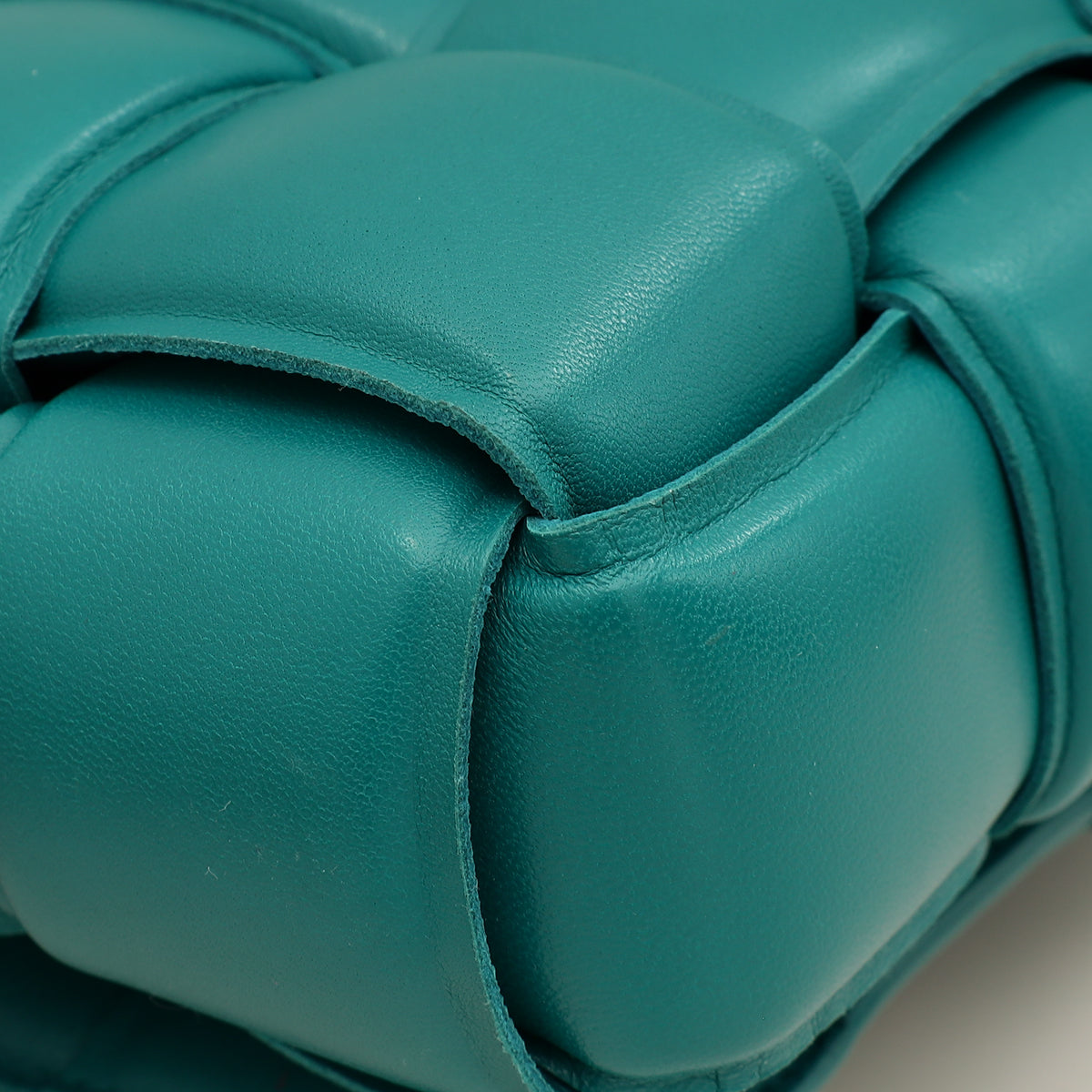 Bottega Veneta Teal Padded Cassette Bag-Bottega Veneta-THE CLOSET