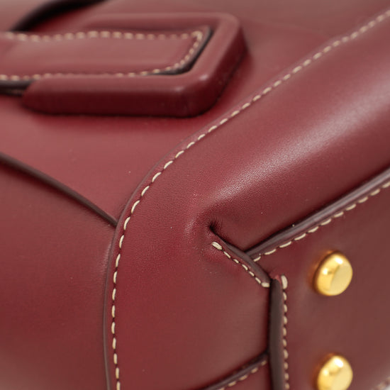 Bottega Veneta Burgundy Arco Small Tote Bag