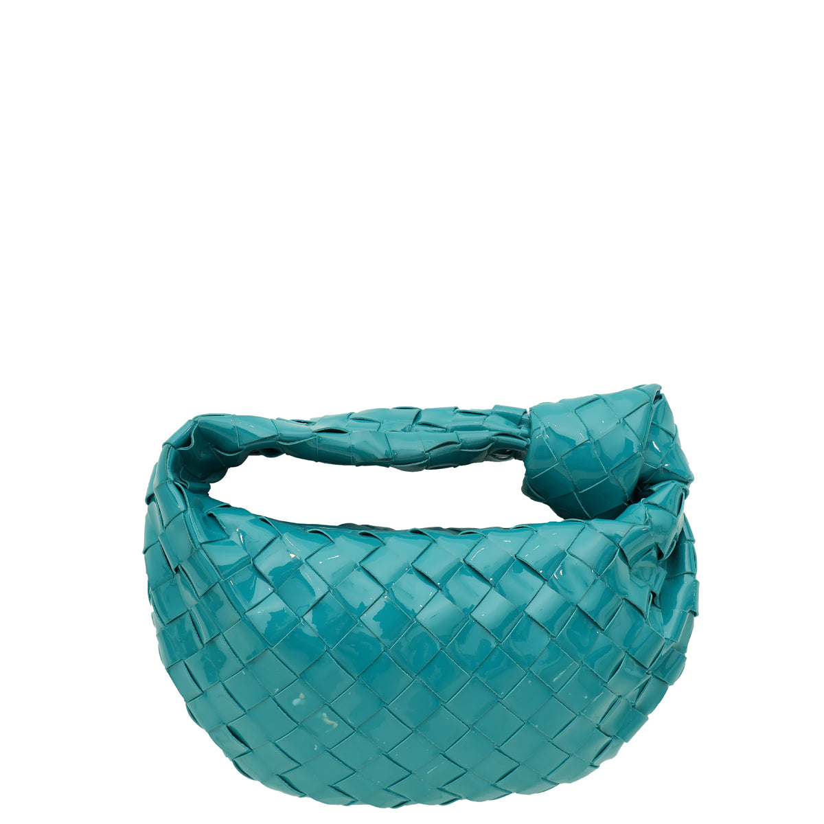 Bottega Veneta Blue Mini Jodie Bag-Bottega Veneta-THE CLOSET