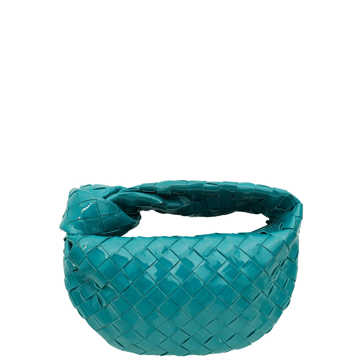 Bottega Veneta Blue Mini Jodie Bag-Bottega Veneta-THE CLOSET