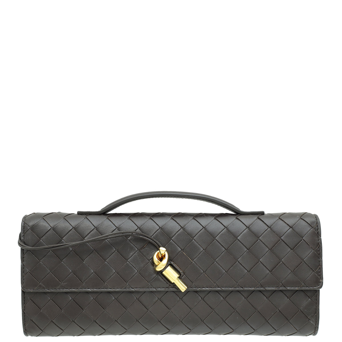 Bottega Veneta Fondant Intrecciato Andiamo Clutch