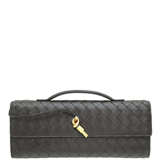 Bottega Veneta Fondant Intrecciato Andiamo Clutch