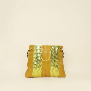 Bottega Veneta Bicolor Intrecciato Drawstring Tote Bag