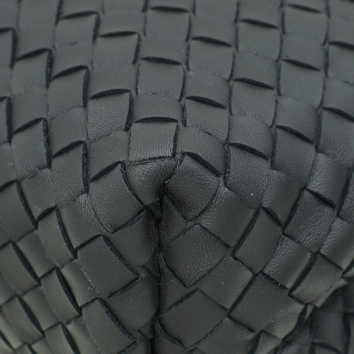 Bottega Veneta Black Intrecciato Nappa Olimpia Medium Bag-Bottega Veneta-THE CLOSET