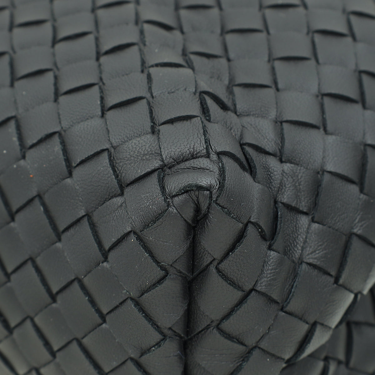 Bottega Veneta Black Intrecciato Nappa Olimpia Medium Bag-Bottega Veneta-THE CLOSET