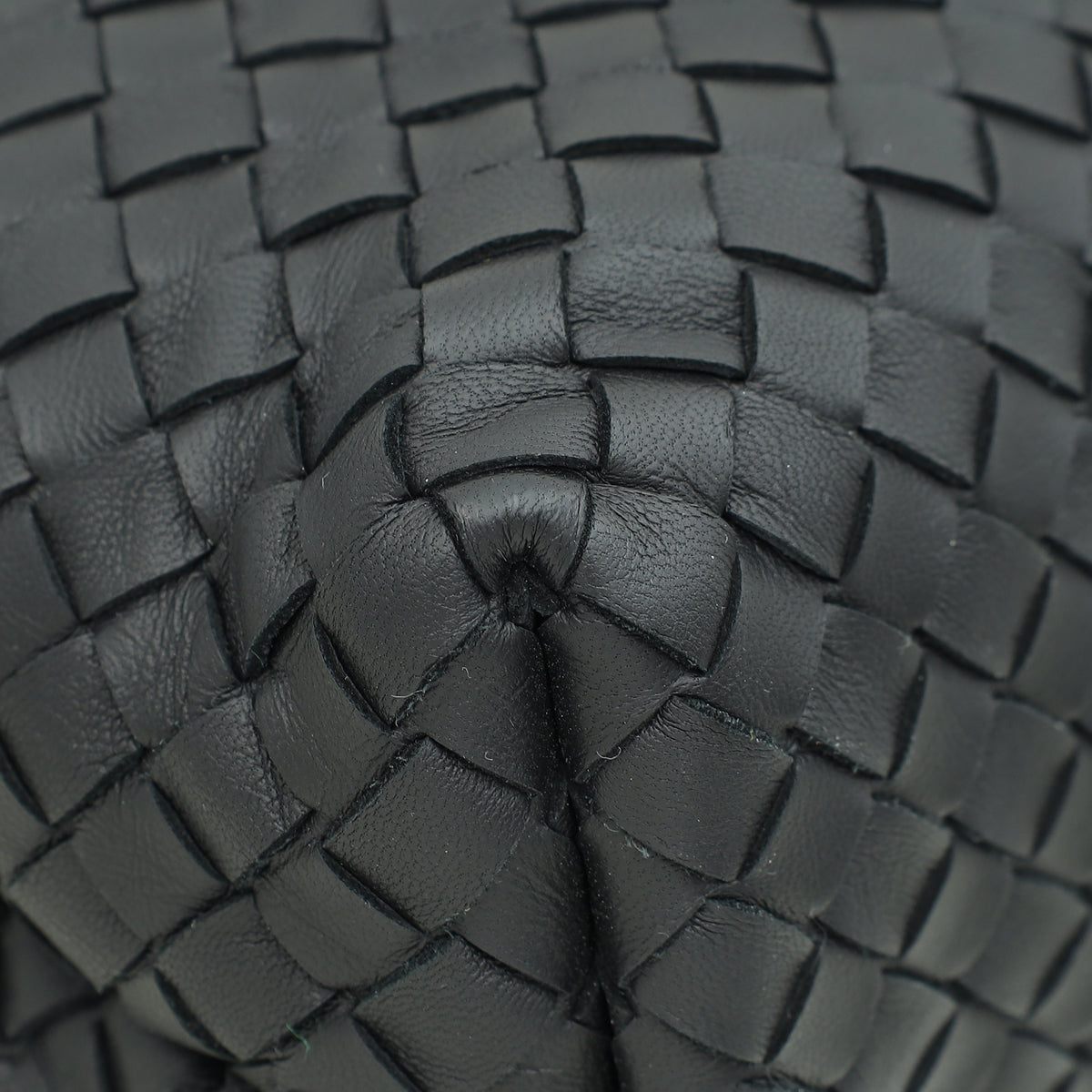 Bottega Veneta Black Intrecciato Nappa Olimpia Medium Bag-Bottega Veneta-THE CLOSET