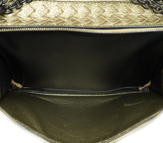 Bottega Veneta Bronze Camera Chain Shoulder Bag