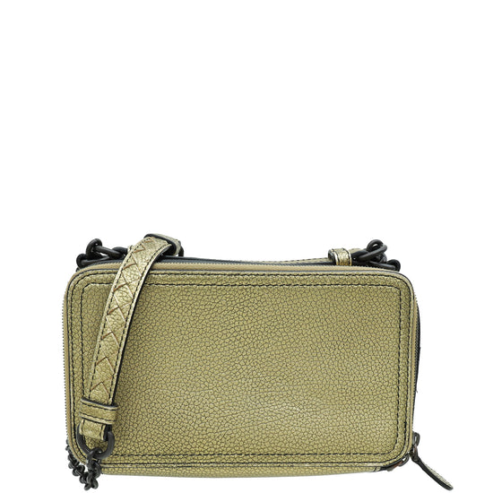 Bottega Veneta Bronze Camera Chain Shoulder Bag