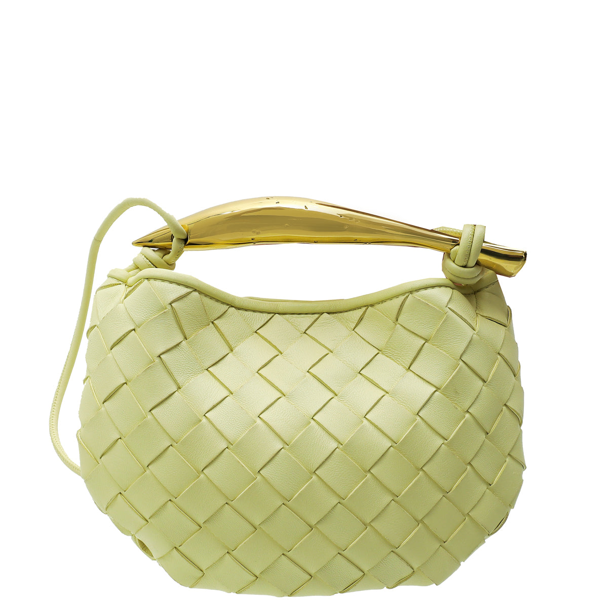 Bottega Veneta Yellow Baby Sardine Top-Handle Bag-Bottega Veneta-THE CLOSET
