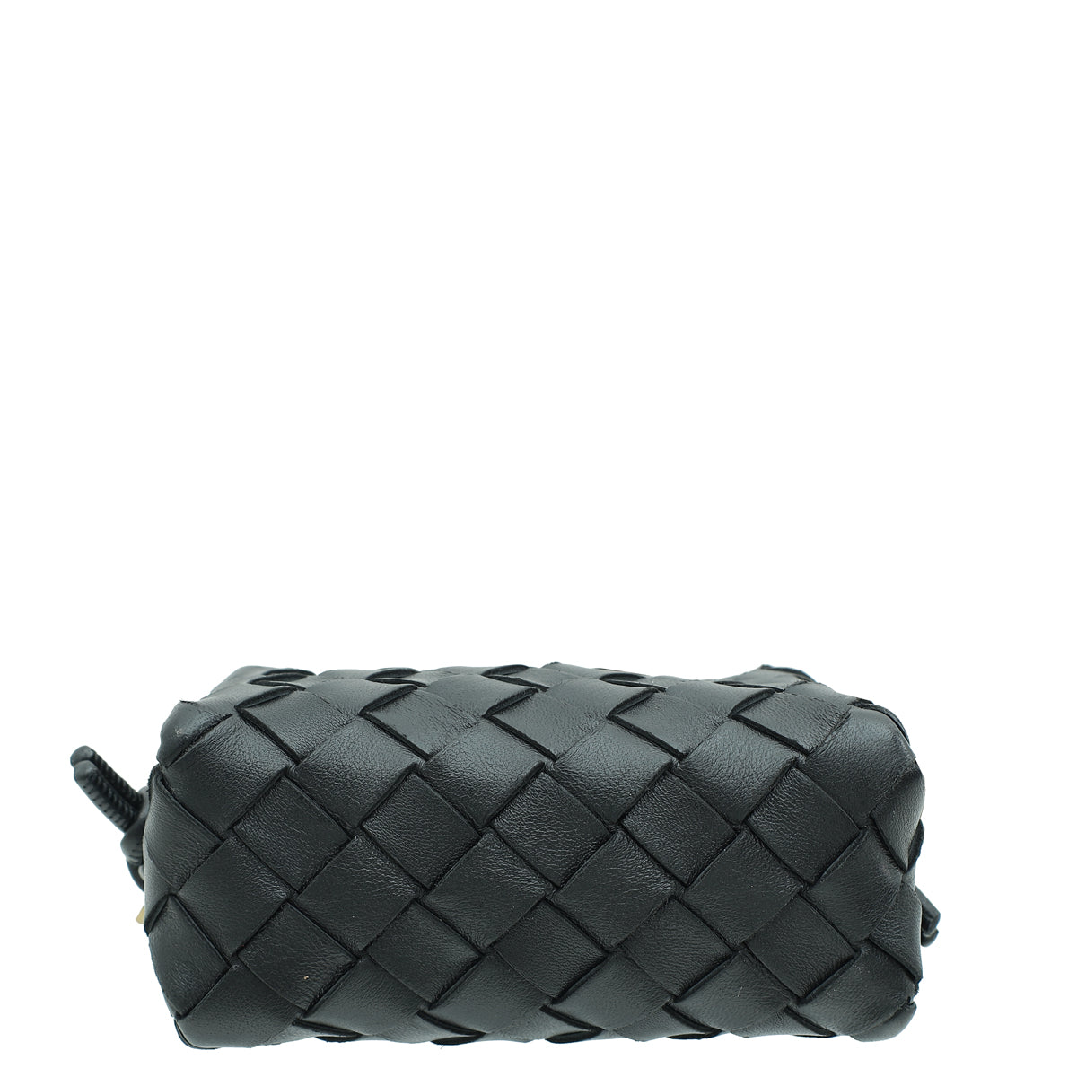 Bottega Veneta Black Intrecciato Nappa Candy Loop Camera Small Bag